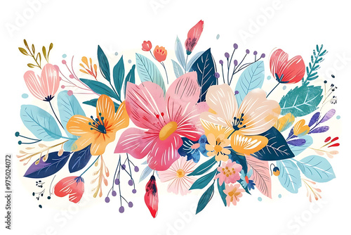 Elegant floral templates. For wedding invitation, birthday and Mothers Day cards, flyer, poster, banner, brochure, email header, post in social networks,