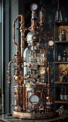 Steampunk Machine: A Futuristic Invention