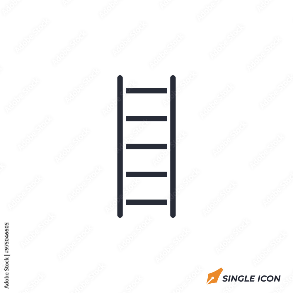 ladder icon vector illustration. ladder symbol isolated on white background ladder icon vector illustration. ladder symbol isolated on white background