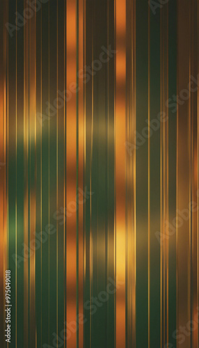 Dark orange green and gold luxury lines overlapping vertical