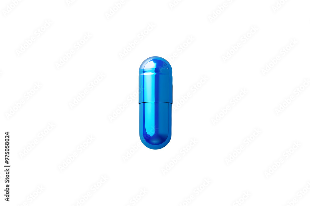 Metallic blue PNG capsule. Design template for advertising vitamins, medicines, healthy lifestyle, microelements copyspace Metallic blue PNG capsule. Design template for advertising vitamins, medicines, healthy lifestyle, microelements copyspace