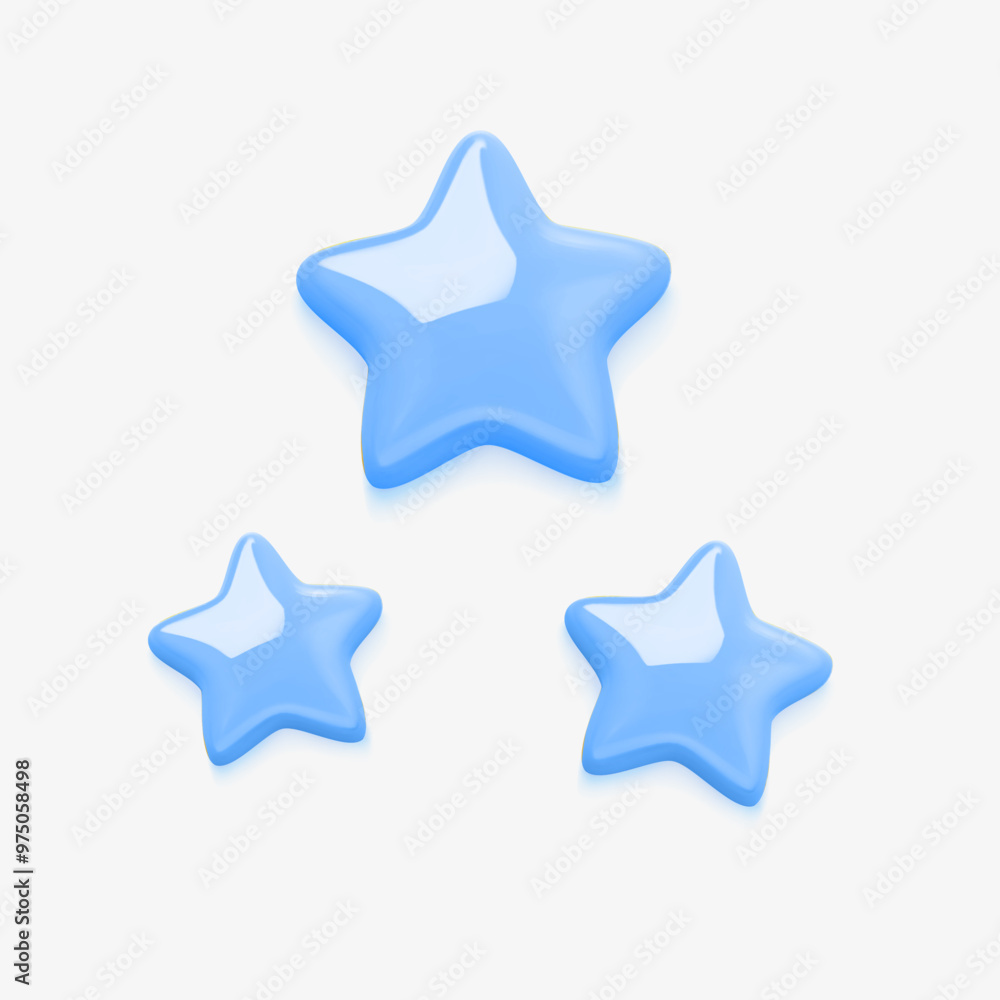 blue cartoon 3D stars icon , game, plump volumetric glossy stars, plastic, shine stars blue cartoon 3D stars icon , game, plump volumetric glossy stars, plastic, shine stars