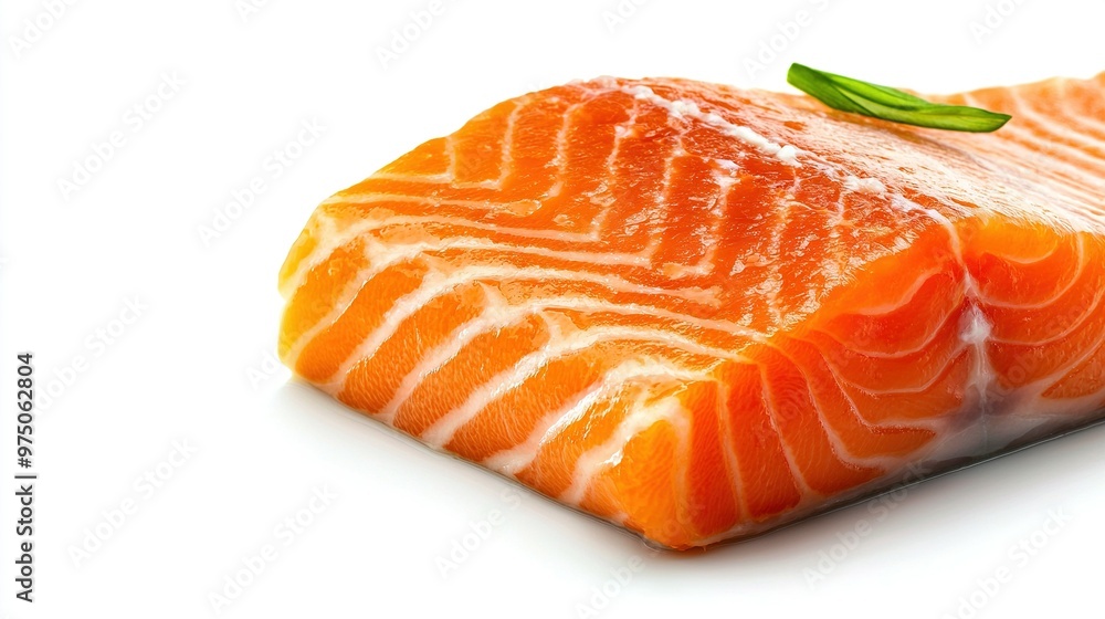a fish on white background with a green leaf overlay a fish on white background with a green leaf overlay