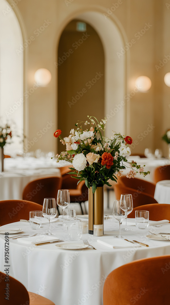 Table Setup in a Luxurious Dining Restaurant | Elegant Tableware and Upscale Dining Experience Table Setup in a Luxurious Dining Restaurant | Elegant Tableware and Upscale Dining Experience