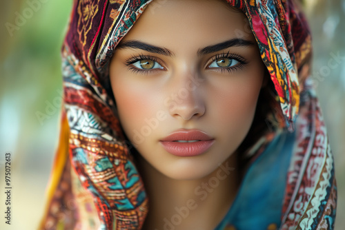 Beautiful young woman from Egypt