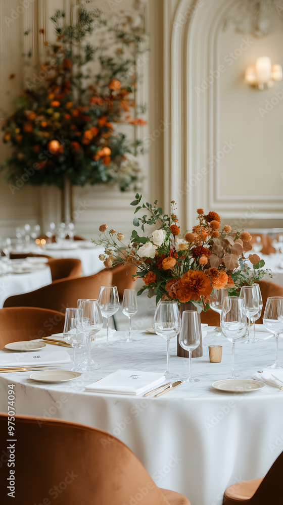 Table Setup in a Luxurious Dining Restaurant | Elegant Tableware and Upscale Dining Experience Table Setup in a Luxurious Dining Restaurant | Elegant Tableware and Upscale Dining Experience