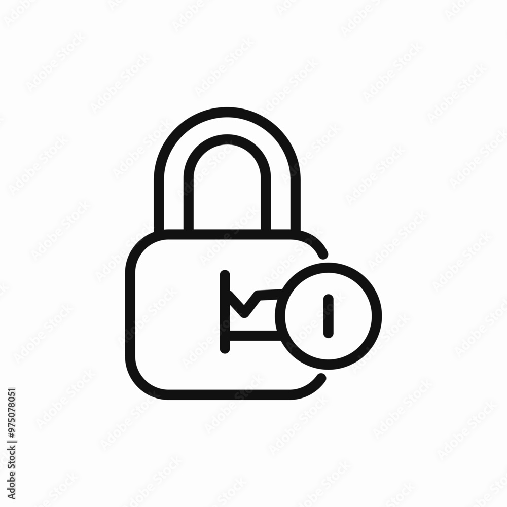 lock key keyhole icon sign vector lock key keyhole icon sign vector