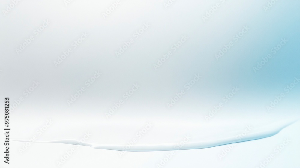 Minimalist Blue Room with Soft Light Minimalist Blue Room with Soft Light