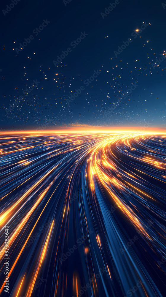 Obraz premium Network technology background