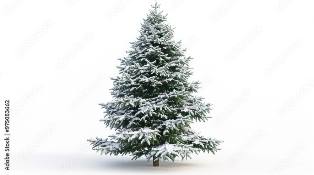Fototapeta premium Christmas tree isolated on white Christmas tree isolated on white