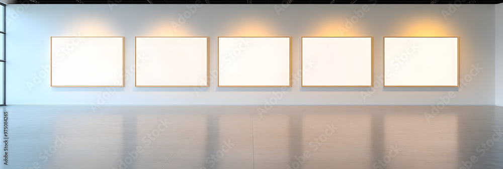 Empty Art Gallery with Blank Canvas | Minimalist Space for Creative Expression and Artistic Inspiration Empty Art Gallery with Blank Canvas | Minimalist Space for Creative Expression and Artistic Inspiration
