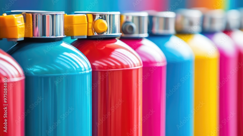 Spray Paint Powder Coating. AI generated illustration. Spray Paint Powder Coating. AI generated illustration.