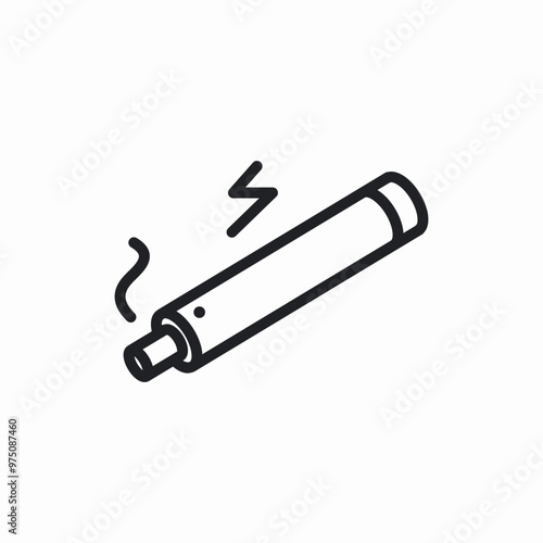 electronic cigarettes icon sign vector