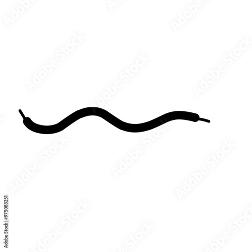 black shoelace vector