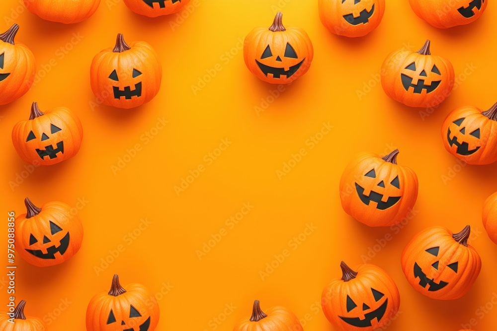 Playful Pumpkin Patch - Bright and Cheerful Halloween Cartoon Background for Fun and Engaging Scenes Playful Pumpkin Patch - Bright and Cheerful Halloween Cartoon Background for Fun and Engaging Scenes