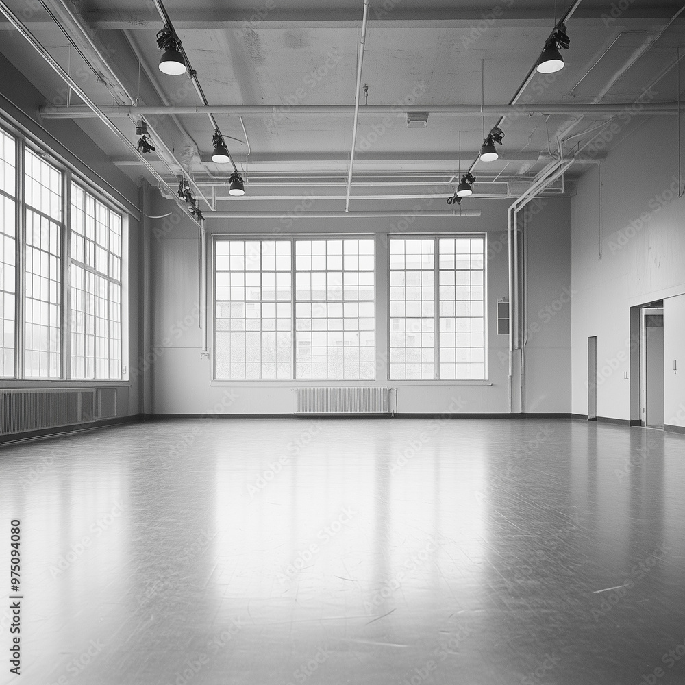 Graceful Silence: Bare Dance Studio of a Performing Arts School Graceful Silence: Bare Dance Studio of a Performing Arts School