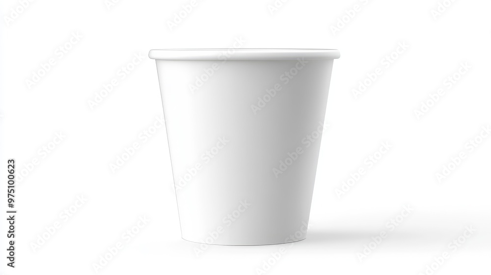 Blank Popcorn Bucket Mockup. AI generated illustration Blank Popcorn Bucket Mockup. AI generated illustration