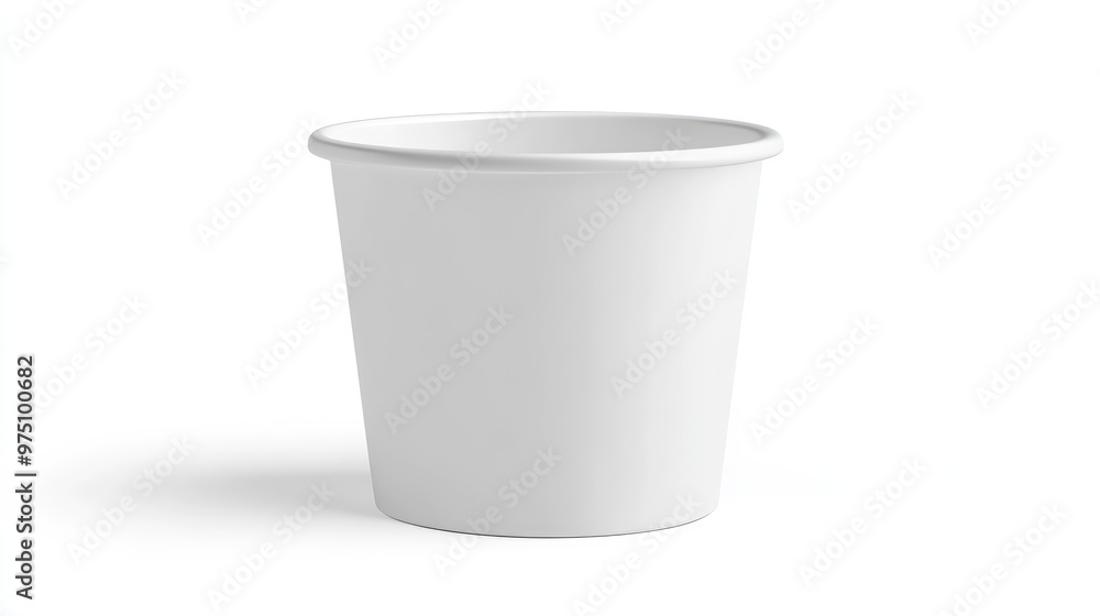 Blank Popcorn Bucket Mockup. AI generated illustration Blank Popcorn Bucket Mockup. AI generated illustration