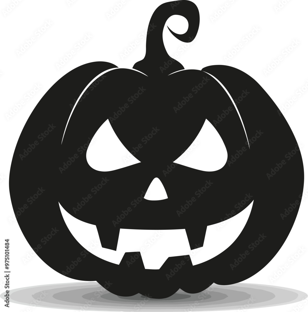 Halloween Pumpkin Flat Icon Illustrator Artwork Halloween Pumpkin Flat Icon Illustrator Artwork