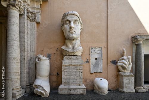 Obraz na płótnie Capitoline Museum - Rome, Italy w salonie