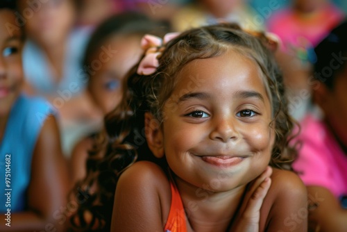 Children Playing and Learning in a Kindergarten Classroom