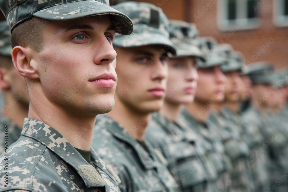 Fototapeta premium Military Soldiers