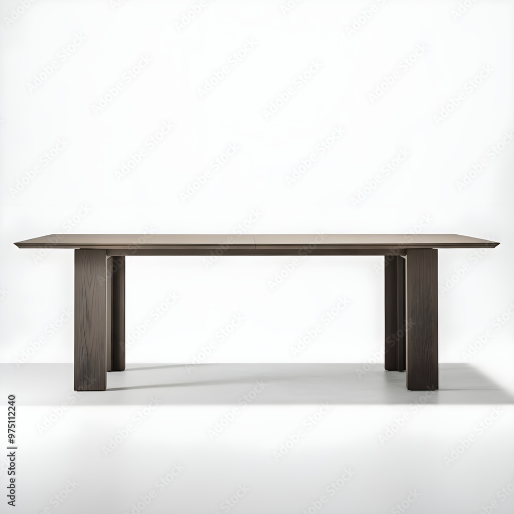 Wooden table isolated on a white background. Wooden table isolated on a white background.