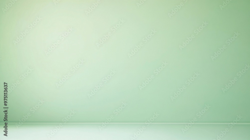 Minimalist Light Green Background with Soft Shadow Play Minimalist Light Green Background with Soft Shadow Play