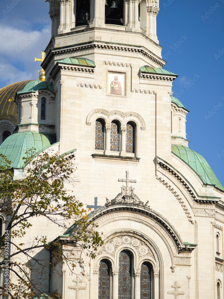 Fototapeta premium Cathedral Saint Alexander Nevski in Sofia, Bulgaria