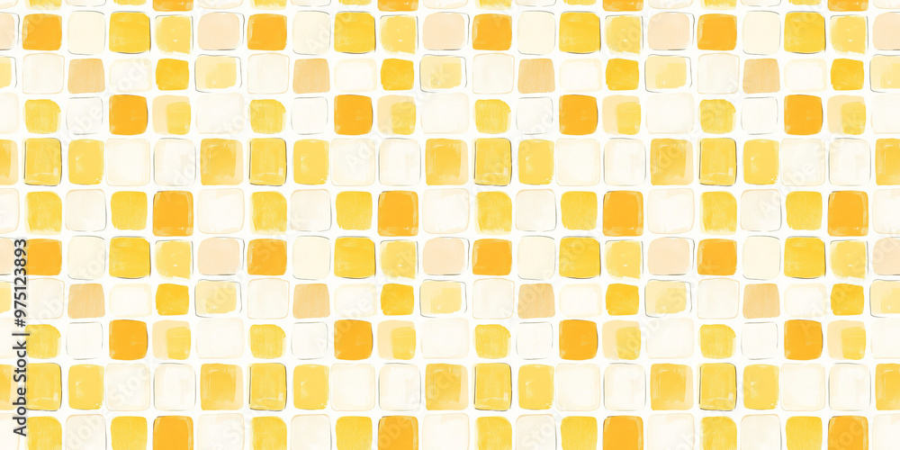 buttermilk and goldenrod color tiles seamless pattern, clean surface texture, white background buttermilk and goldenrod color tiles seamless pattern, clean surface texture, white background