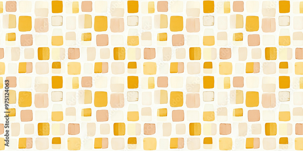 buttermilk and goldenrod color tiles seamless pattern, clean surface texture, white background buttermilk and goldenrod color tiles seamless pattern, clean surface texture, white background