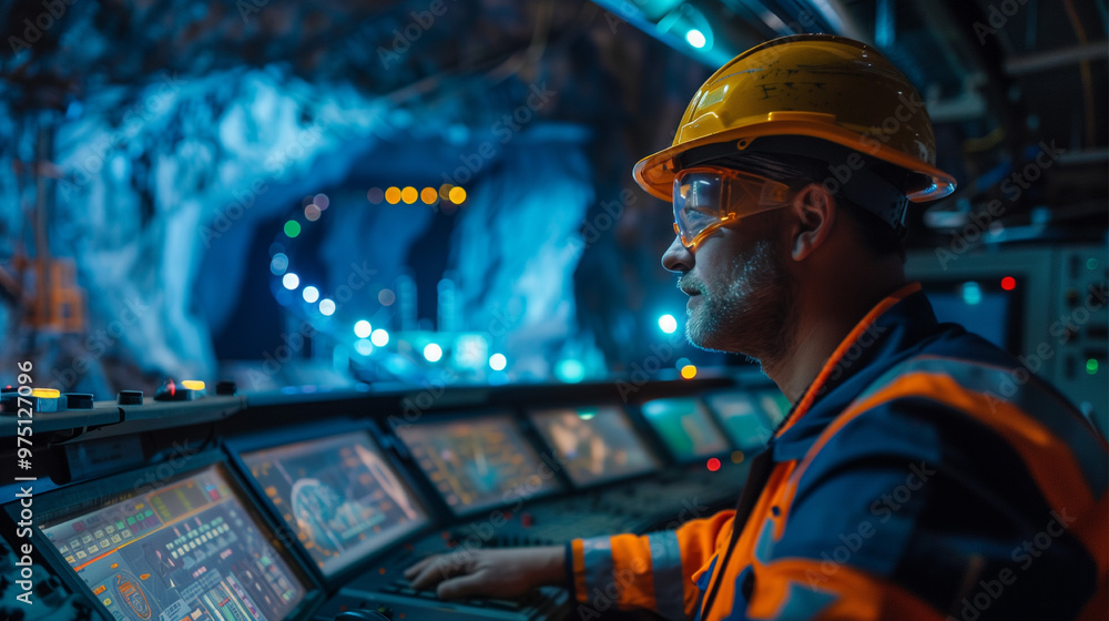 Operators manage the production flow in the factory Operators manage the production flow in the factory