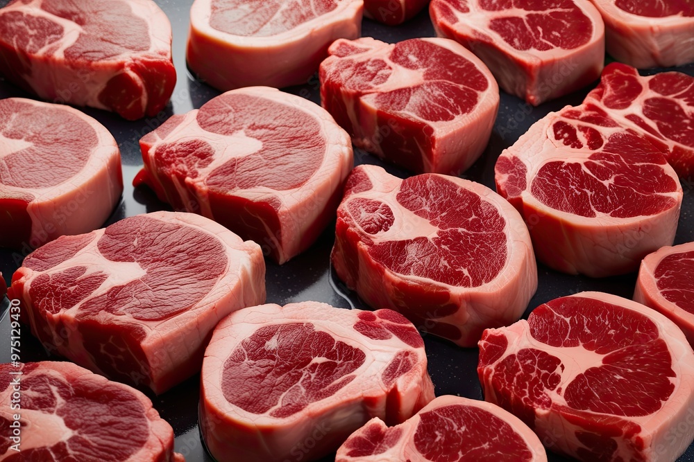 Stunning Close-Up Images of Isolated Raw Steaks in Vivid Detail Stunning Close-Up Images of Isolated Raw Steaks in Vivid Detail