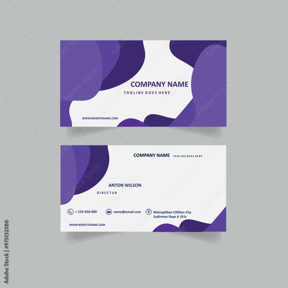 Naklejka premium color cards or greeting cards, purple and white collaborations