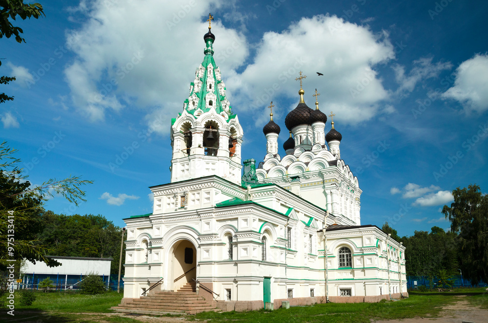 Fototapeta premium Church of the Holy Trinity on a Sailcloth.