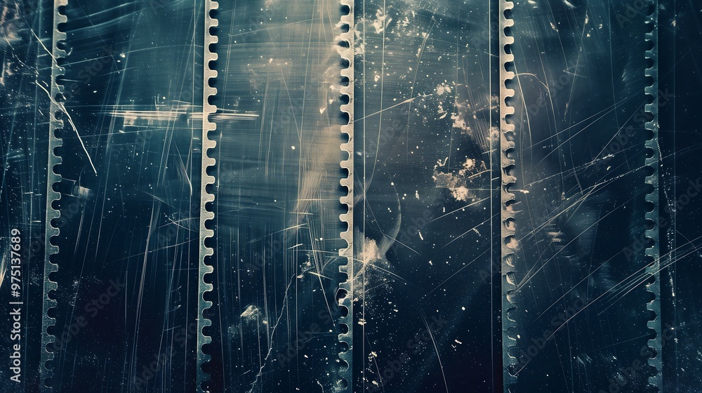 Abstract film strip texture background with scratches and light leaks. Abstract film strip texture background with scratches and light leaks.