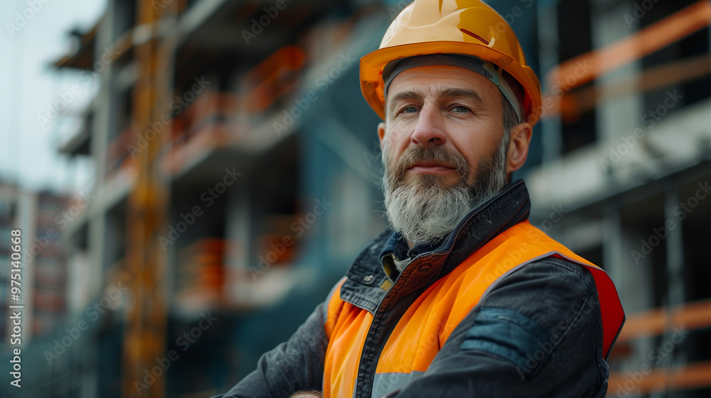 Senior Manufacturing Engineer Exudes Confidence with a Smile in Industrial Environment Senior Manufacturing Engineer Exudes Confidence with a Smile in Industrial Environment