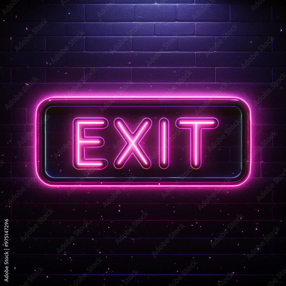 Neon sign that says Neon sign that says
