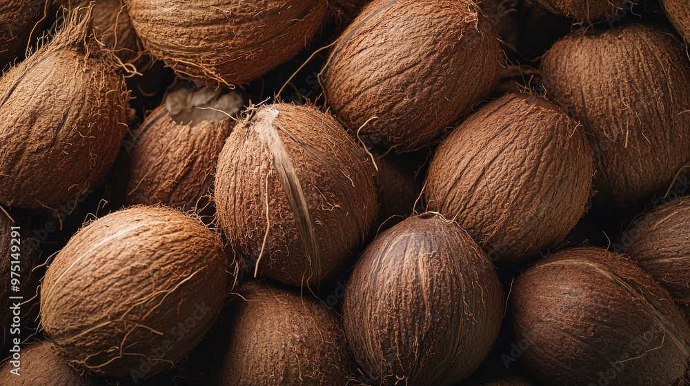 Primary commodity of dried coconut from large-scale industrial production. Dried coconut cultivated for sale on the world market. Primary commodity of dried coconut from large-scale industrial production. Dried coconut cultivated for sale on the world market.