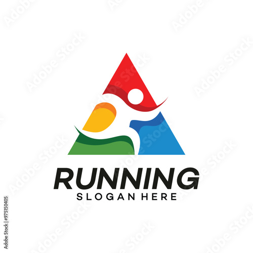 design logo for marathon running