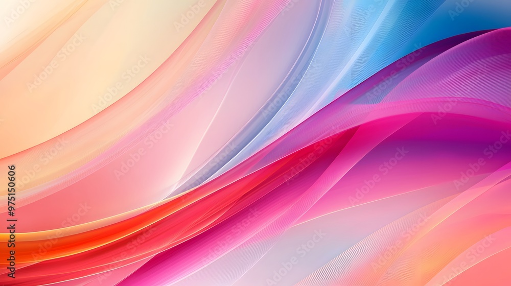 Fototapeta premium Abstract Colorful Swirls.