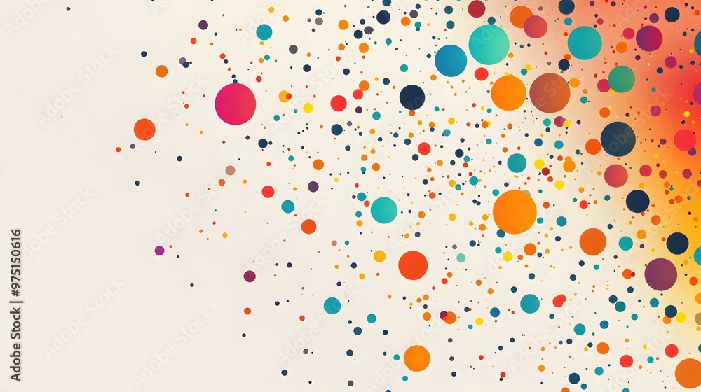 Abstract colorful circles background. Abstract colorful circles background.