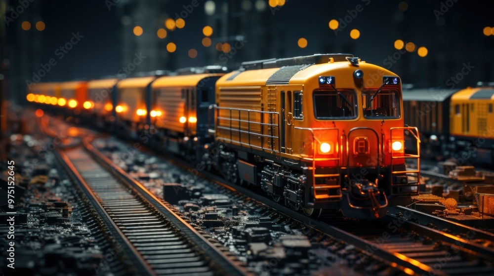 A Freight Train Rolls Through the Night A Freight Train Rolls Through the Night