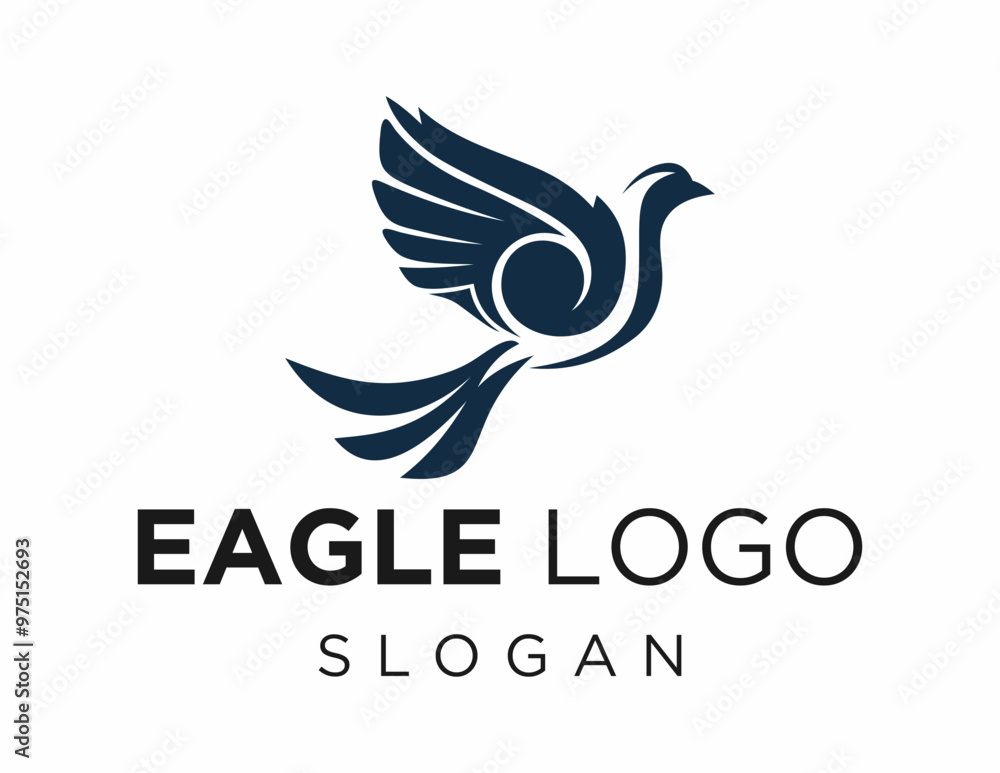 Fototapeta premium Logo about Eagle on a white background. created using the CorelDraw application.