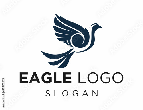 Logo about Eagle on a white background. created using the CorelDraw application.