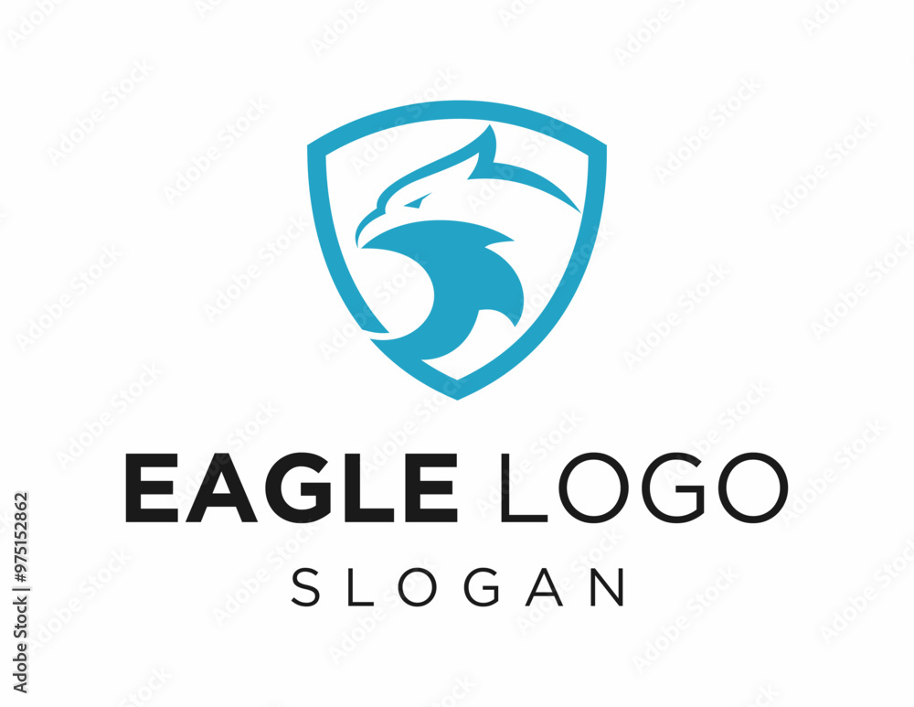 Logo about Eagle on a white background. created using the CorelDraw application. Logo about Eagle on a white background. created using the CorelDraw application.