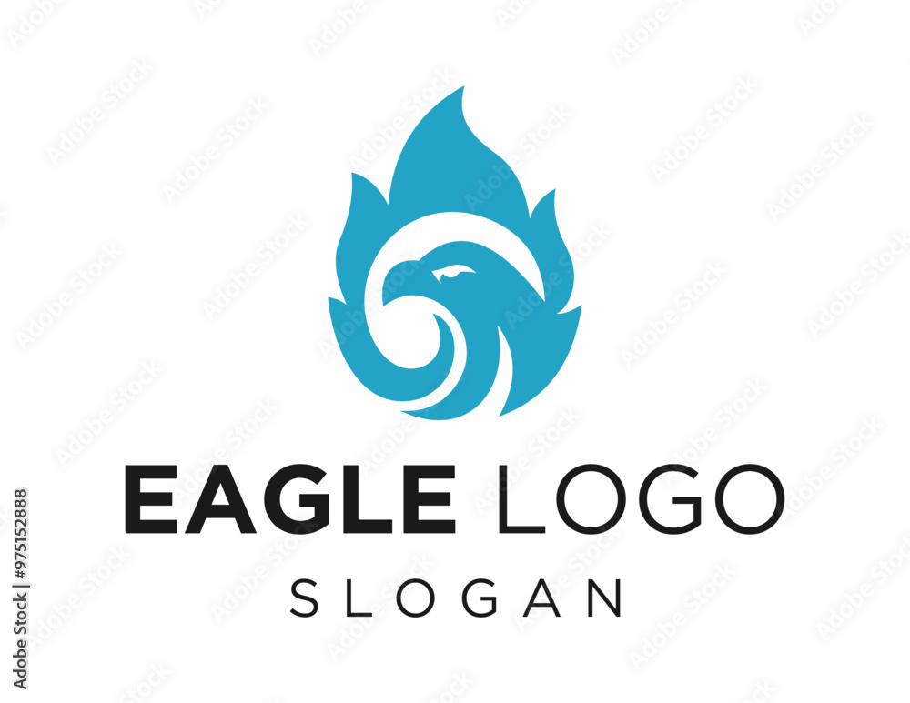 Obraz premium Logo about Eagle on a white background. created using the CorelDraw application.