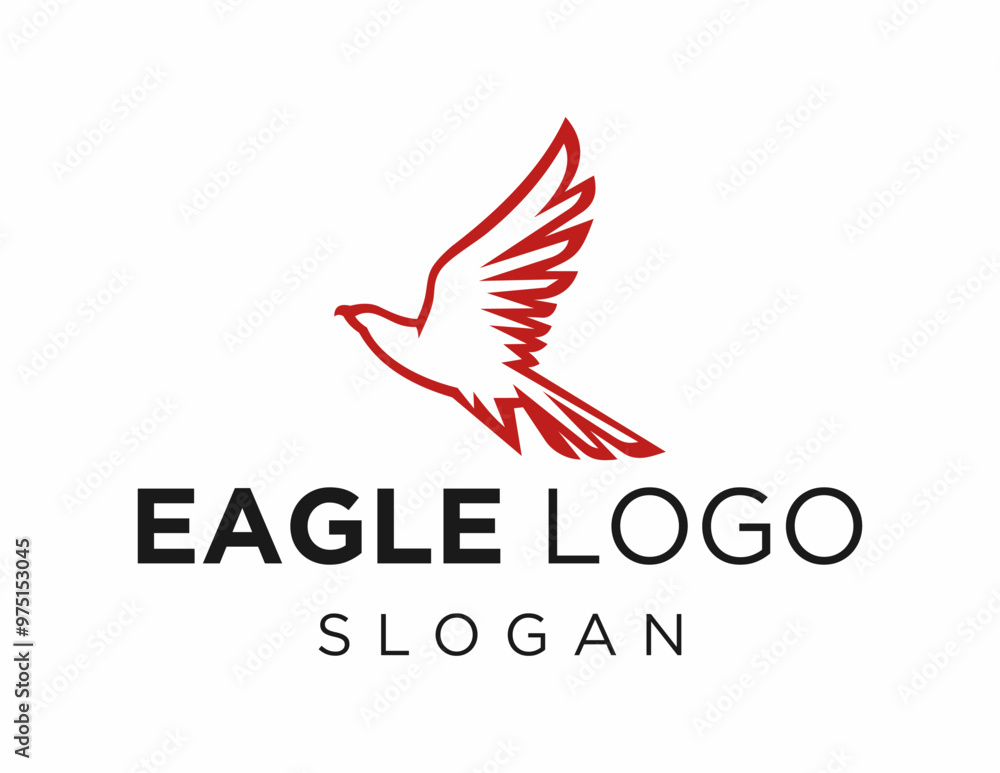 Logo about Eagle on a white background. created using the CorelDraw application. Logo about Eagle on a white background. created using the CorelDraw application.