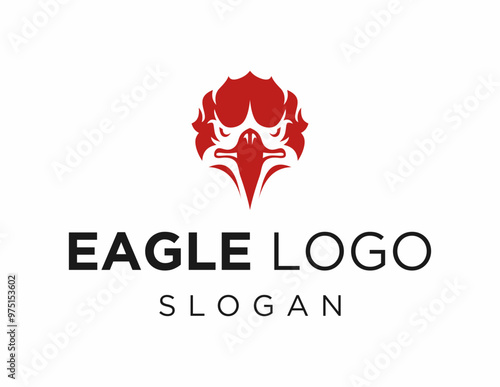 Logo about Eagle on a white background. created using the CorelDraw application.