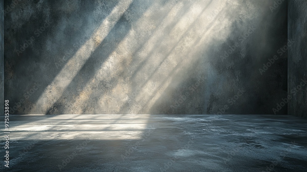 Light Streaks on Concrete Floor and Wall Light Streaks on Concrete Floor and Wall